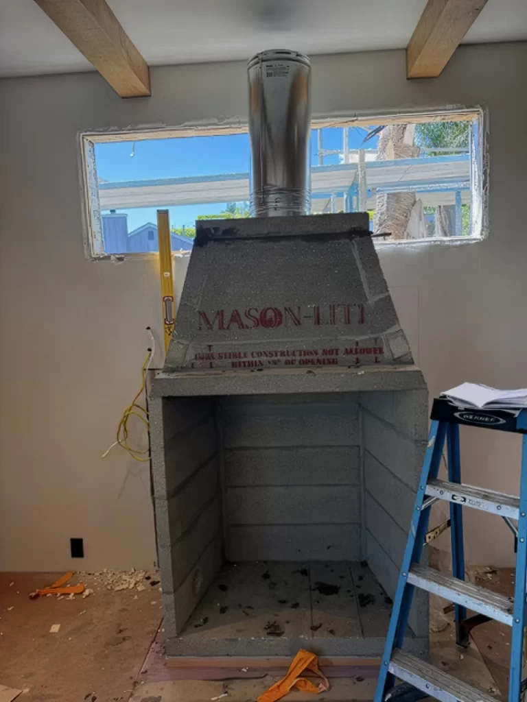Masonry fire box repairs done by Mr Chimney Services