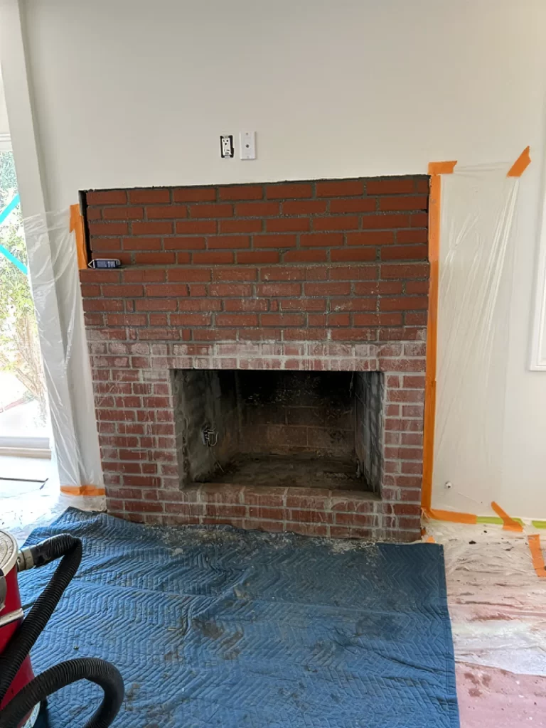 Masonry fire box repairs done by Mr Chimney Services